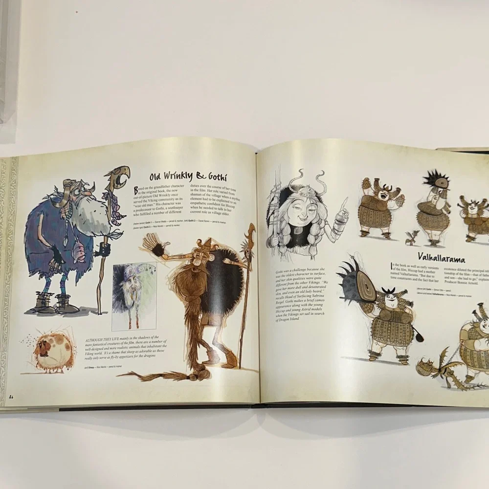 The Art of How to Train Your Dragon Dream Works Art Book Cressida Cowell 2010 - Picture 5 of 6